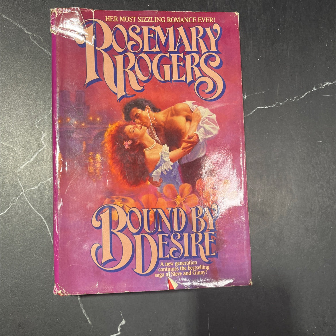 bound by desire book, by rosemary rogers, 1988 Hardcover image 1