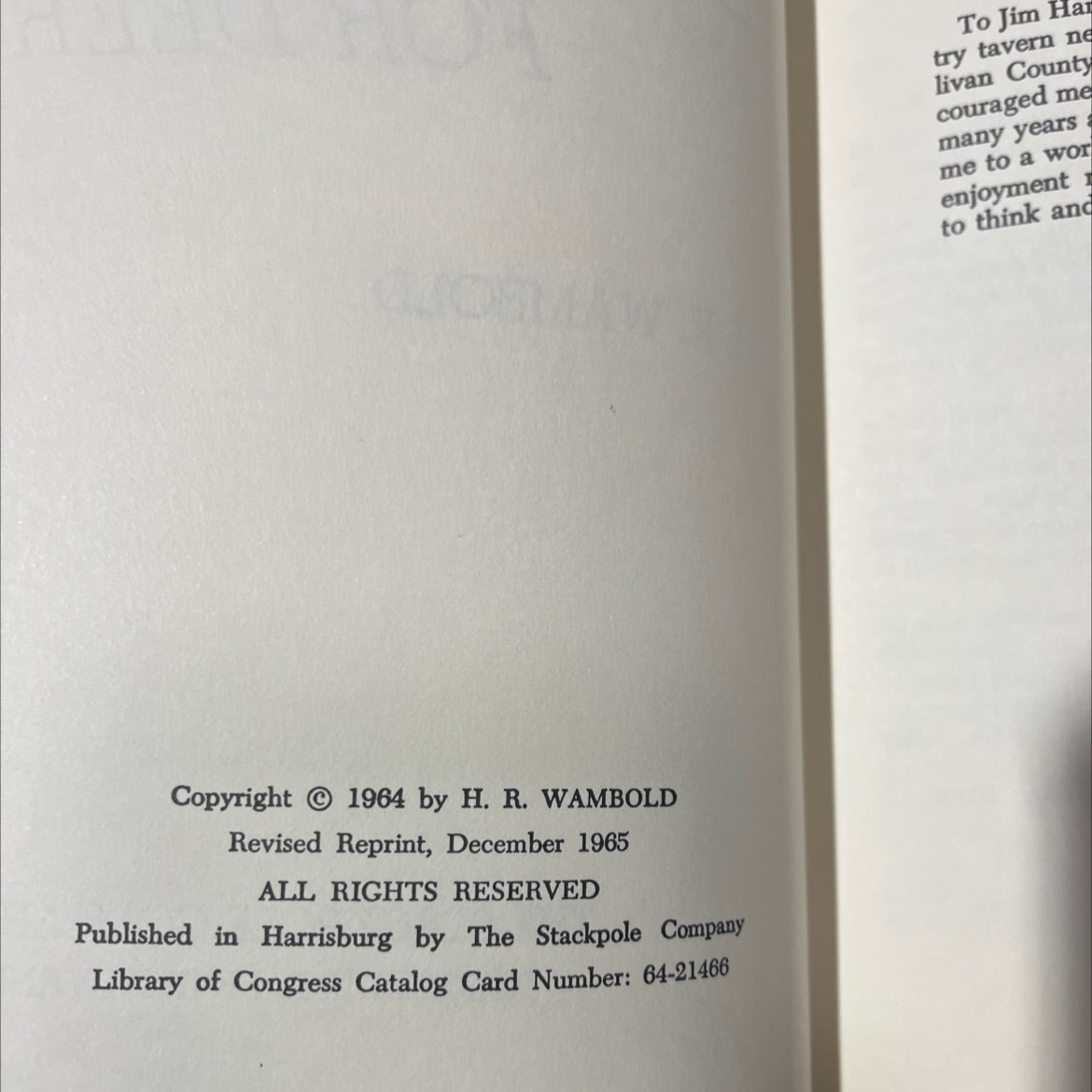 bowhunting for deer book, by h. r. wambold, 1965 Hardcover image 3