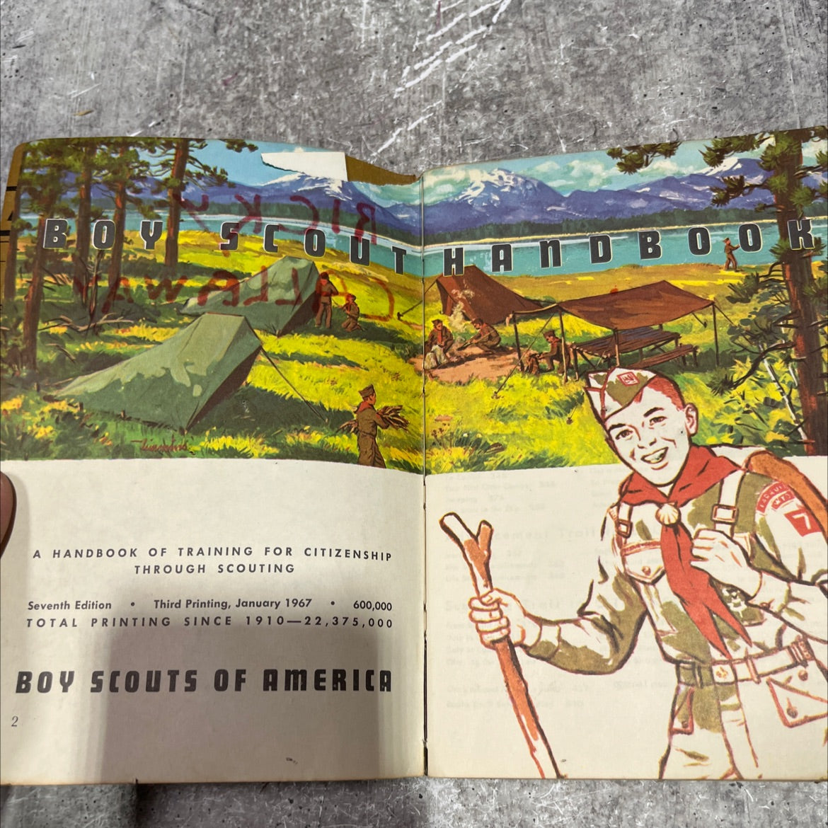 boy scouts handbook for citizenship book, by Boy Scouts of America, 1967 Paperback image 2