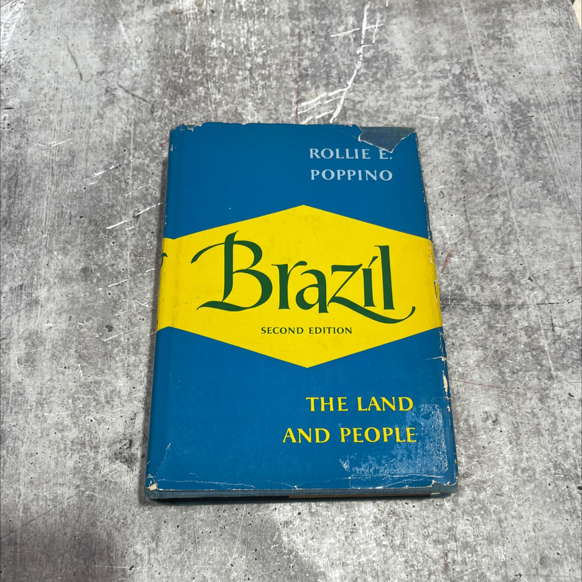 brazil the land and people n histories book, by r. scobie, 1973 Hardcover image 1