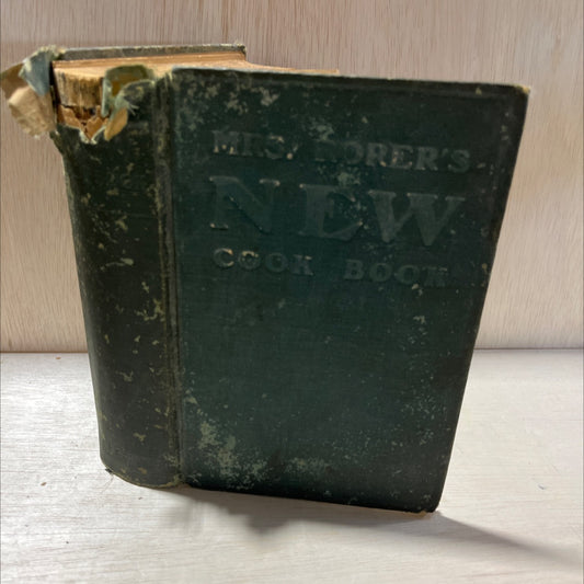 breakfast fabi mrs rorer's new cook book a manual of housekeeping book, by sarah tyson rorer, 1902 Hardcover, Antique image 1