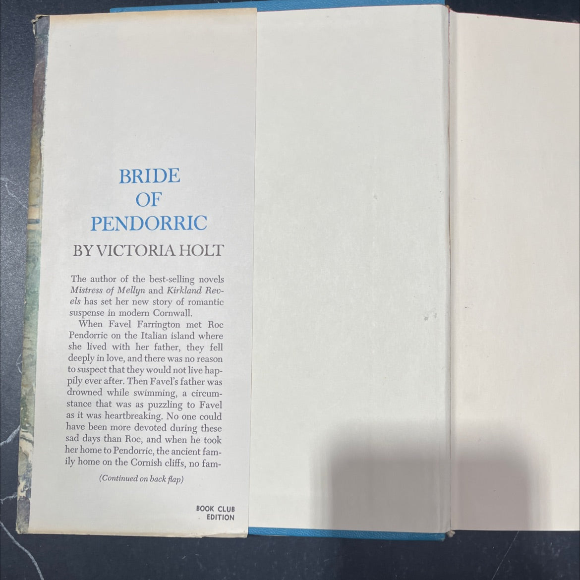 bride of pendorric book, by victoria holt, 1963 Hardcover image 4