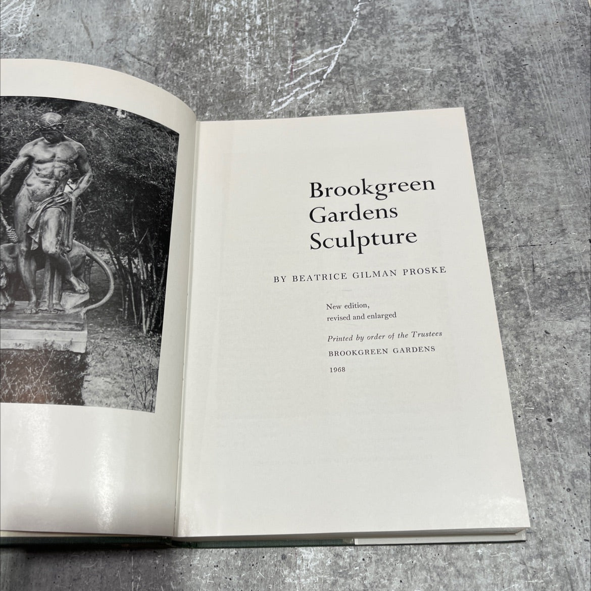 brookgreen gardens sculpture book, by beatrice gilman proske, 1968 Hardcover image 2