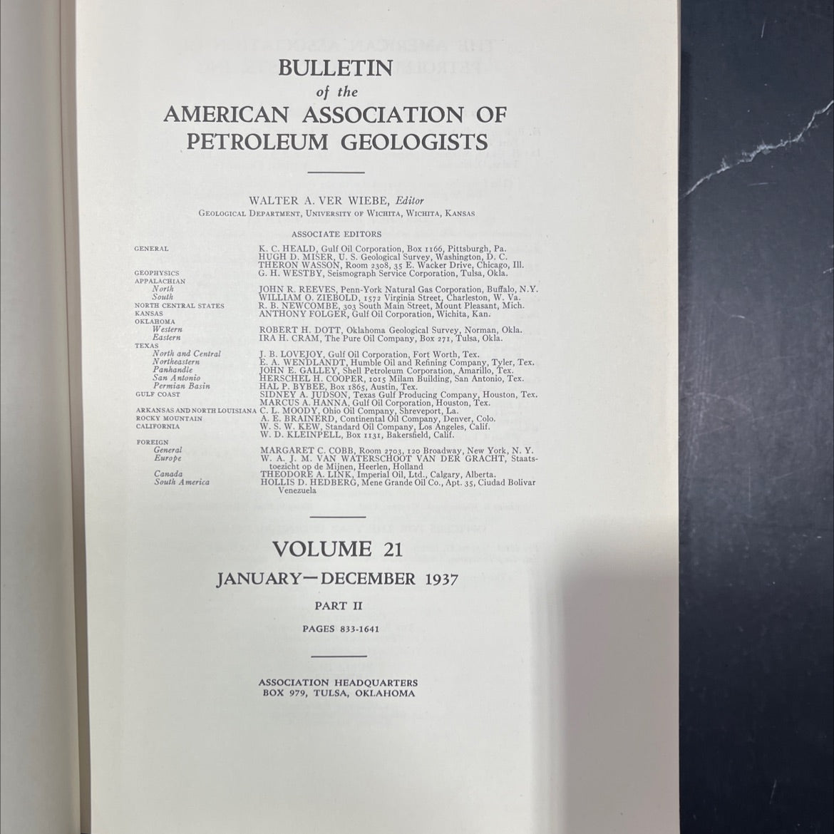 bulletin of the american association of petroleum geologists general geophysics appalachian north south book, by walter image 2