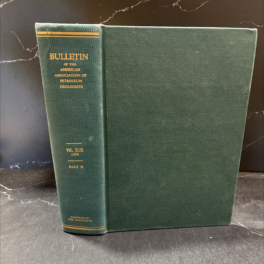 bulletin of the american association of petroleum geologists book, by g. e. murray, 1959 Hardcover image 1