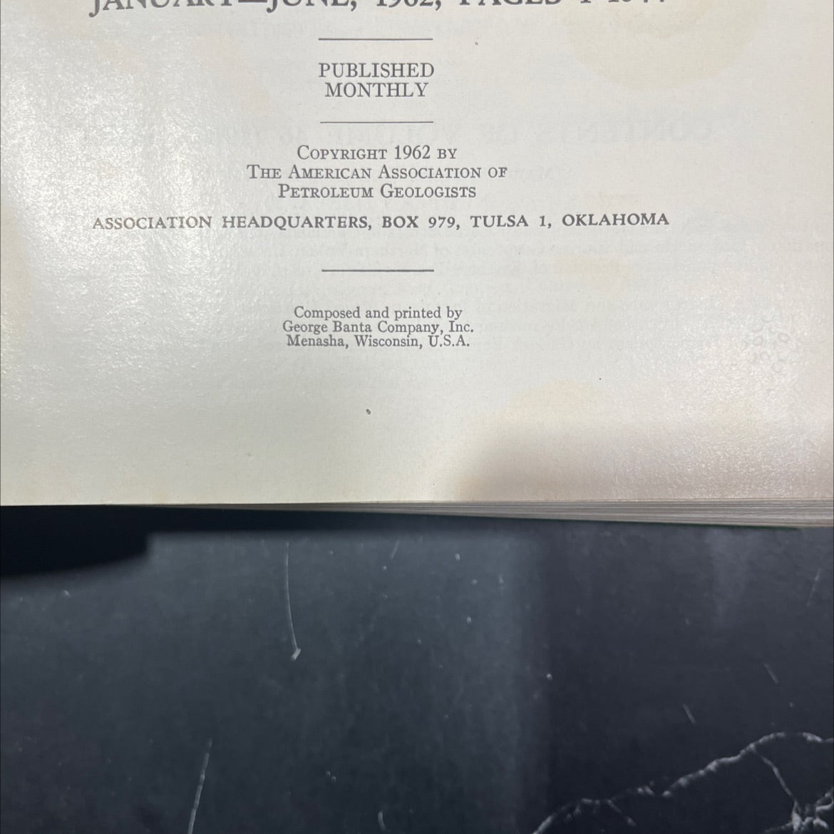 bulletin of the american association of petroleum geologists book, by various, 1962 Hardcover image 3