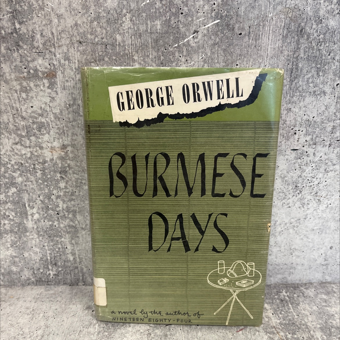 burmese days book, by george orwell, 1950 Hardcover image 1