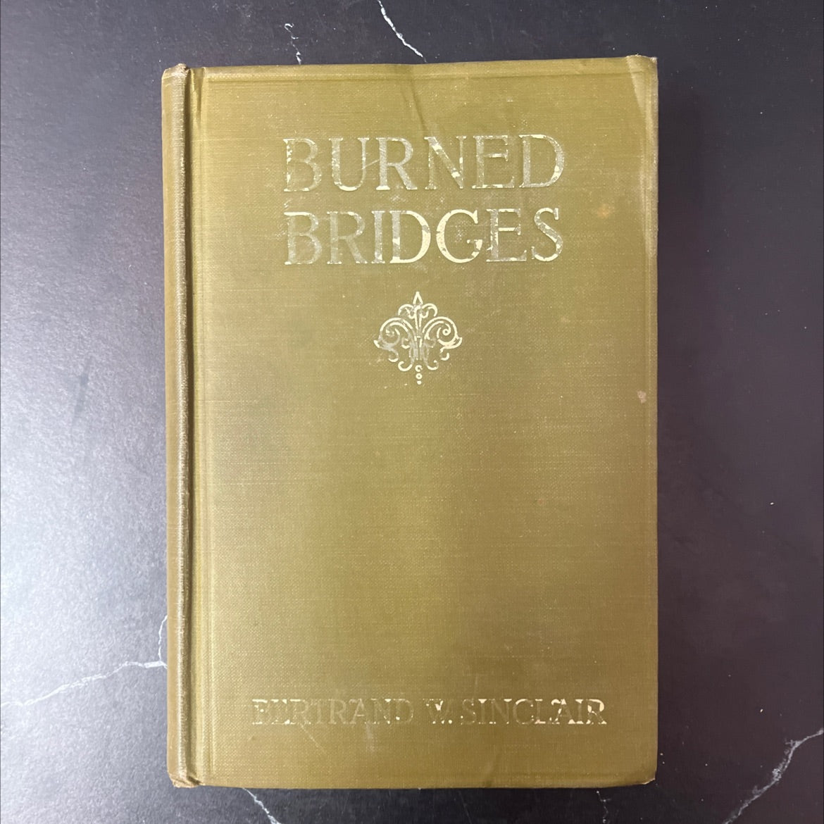 burned bridges book, by bertrand w. sinclair, 1919 Hardcover, Antique image 1