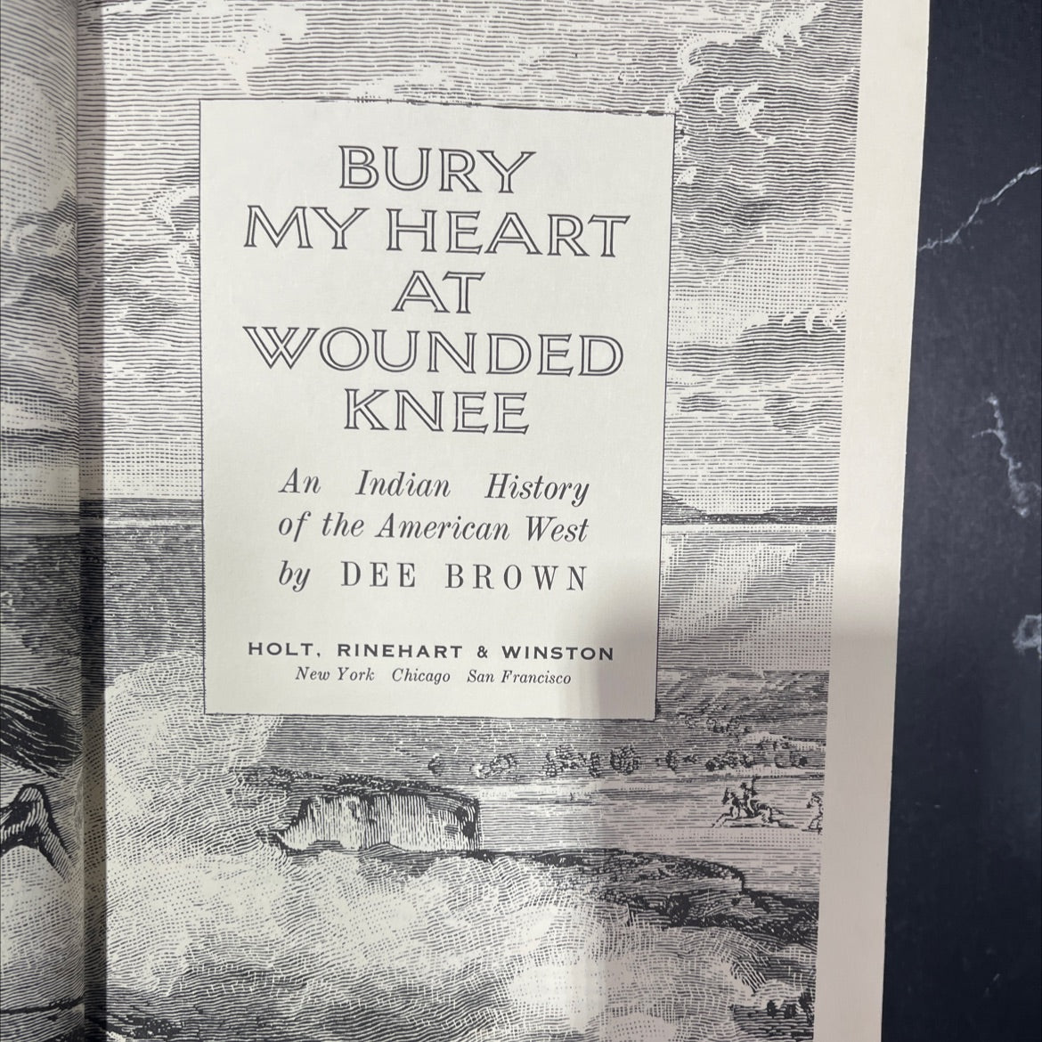 bury my heart at wounded knee an indian history of the american west book, by dee brown, 1970 Hardcover image 2