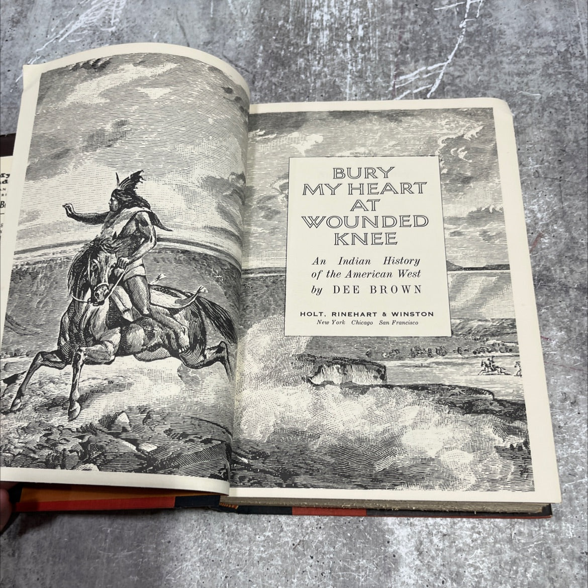 bury my heart at wounded knee book, by dee brown, 1970 Hardcover image 2