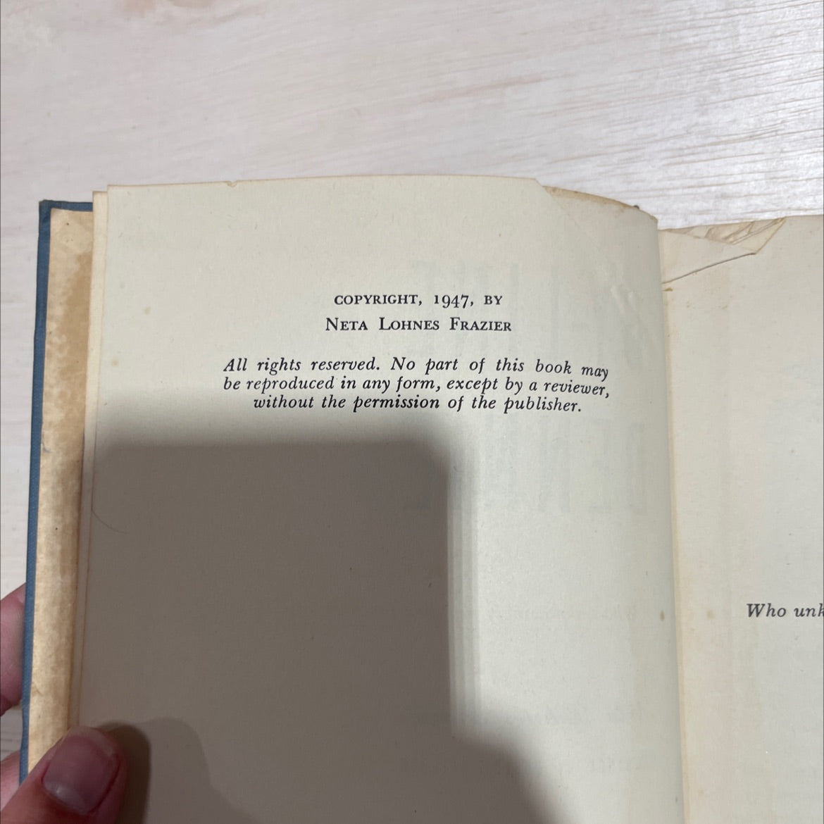 by-line dennnie book, by Neta Lohnes Frazier, 1947 Hardcover image 3
