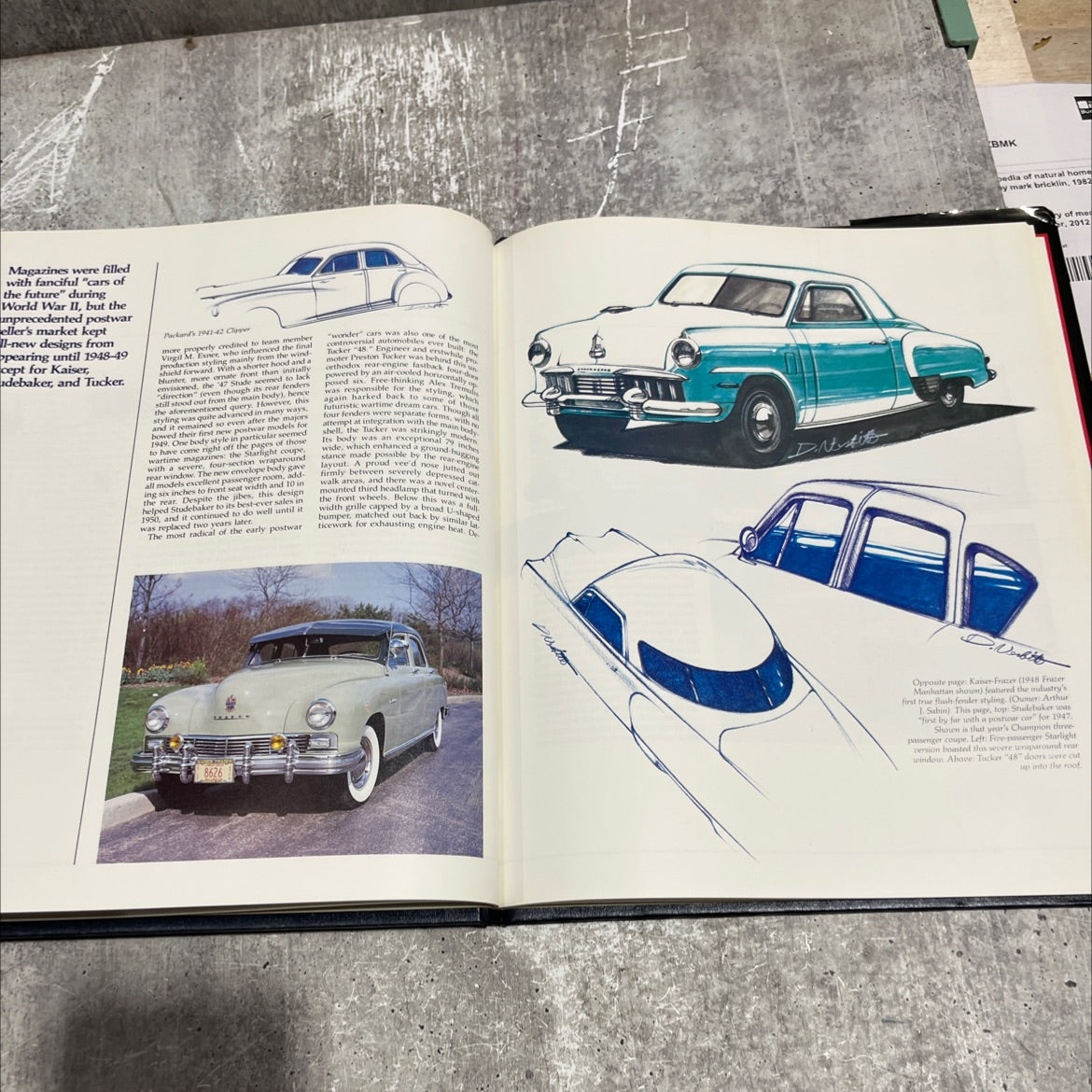 by the editors of collectible automobile 50 years of american automobile design 1930-1980 book, by dick nesbitt, 1985 image 4