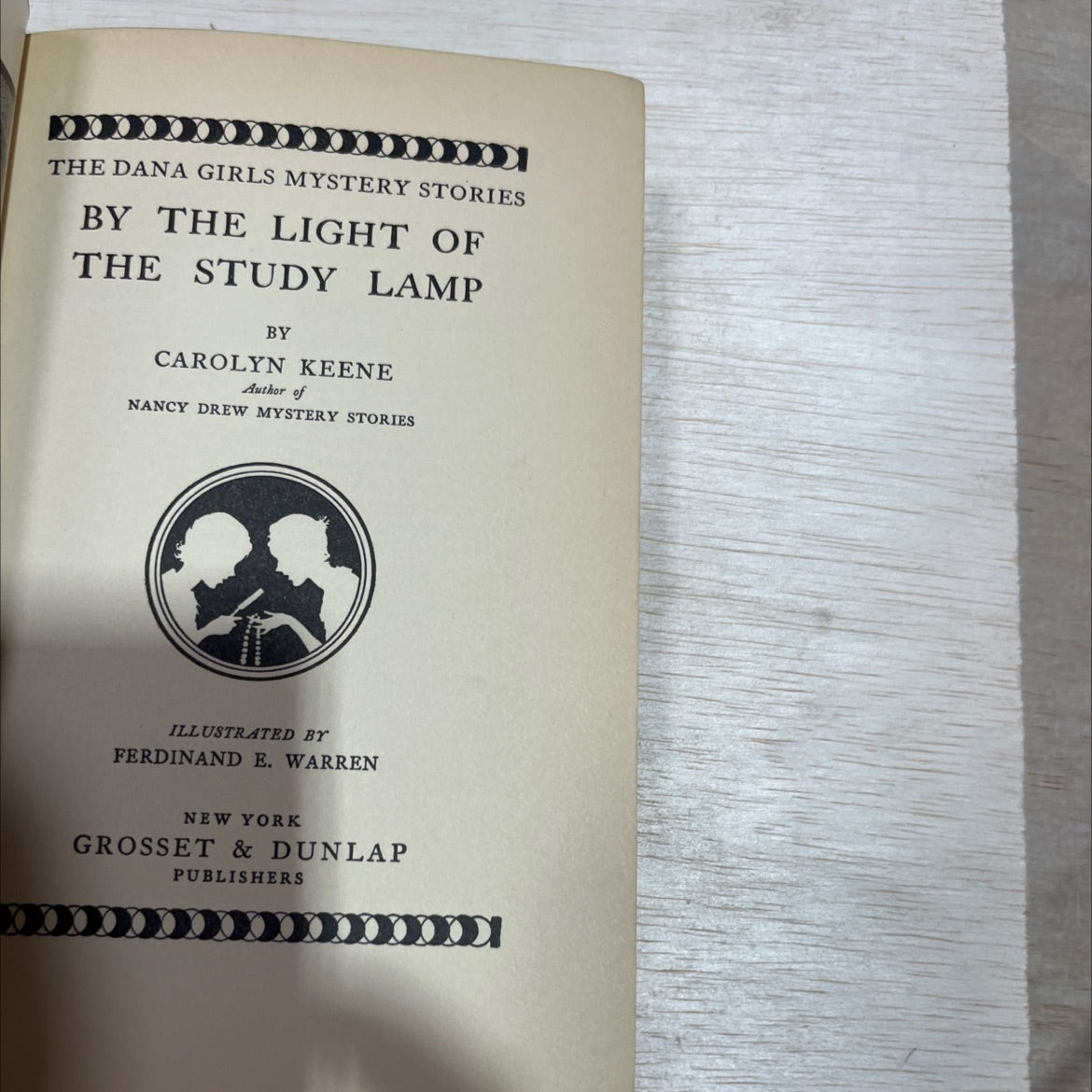 by the light of the study lamp book, by carolyn keene, 1934 Hardcover image 2