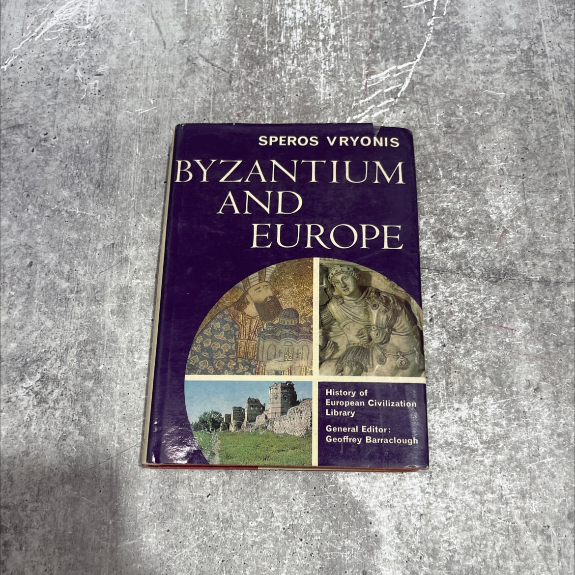 byzantium and europe book, by speros vryonis, jr., 1967 Hardcover image 1