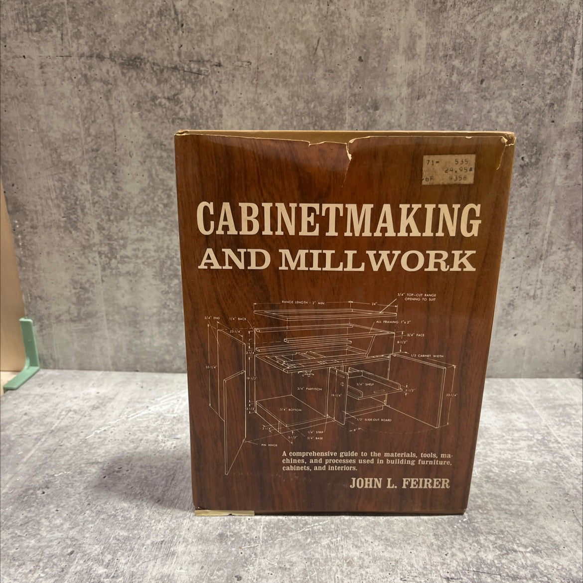 cabinetmaking and millwork book, by john l. feirer, 1970 Hardcover image 1