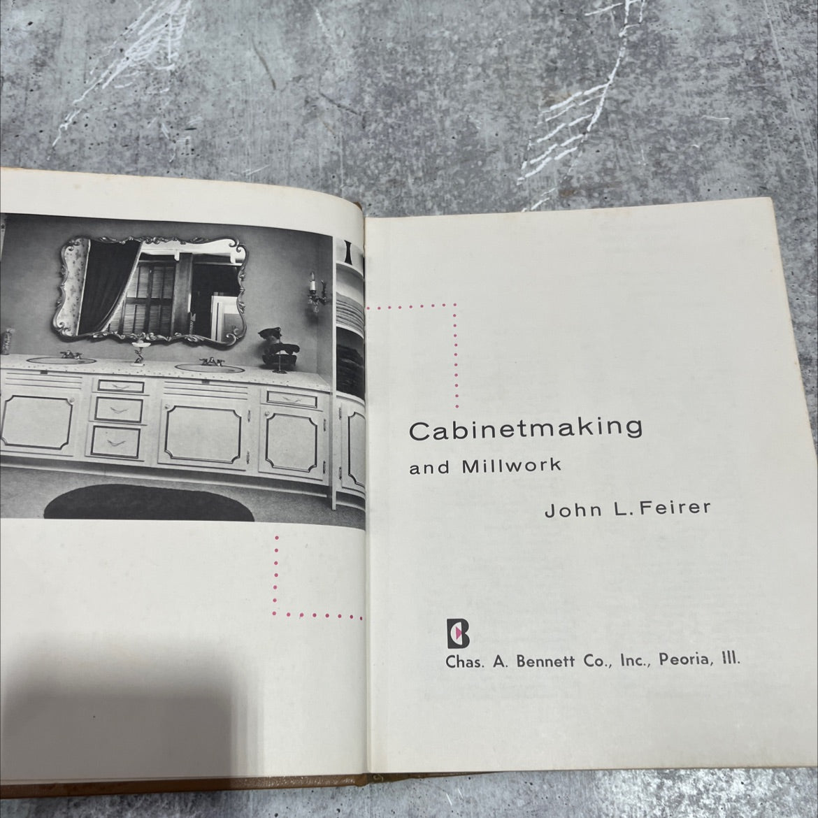 cabinetmaking and millwork book, by john l. feirer, 1970 Hardcover image 2