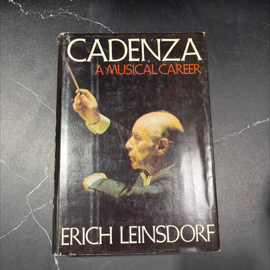 cadenza a musical career book, by Erich Leinsdorf, 1976 Hardcover image 1