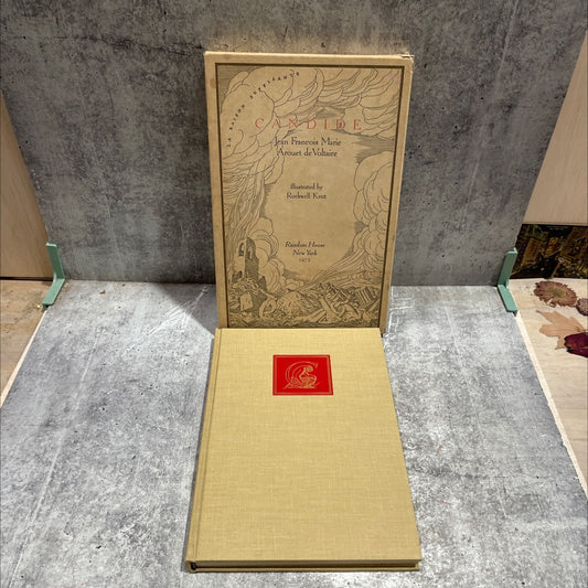 candide book, by jean françois marie arouet de voltaire, 1975 Hardcover, Folio image 1