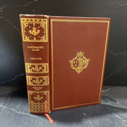 canterbury tales rendered into modern english book, by j. u. nicolson, 1934 Leather image 1