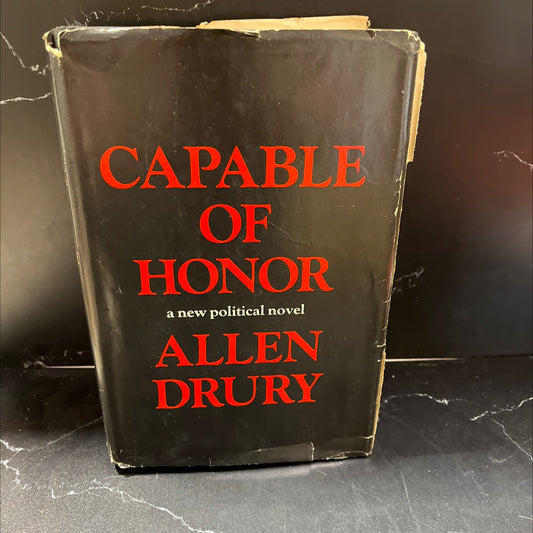 capable of honor a novel book, by allen drury, 1966 Hardcover, First Edition, Vintage image 1