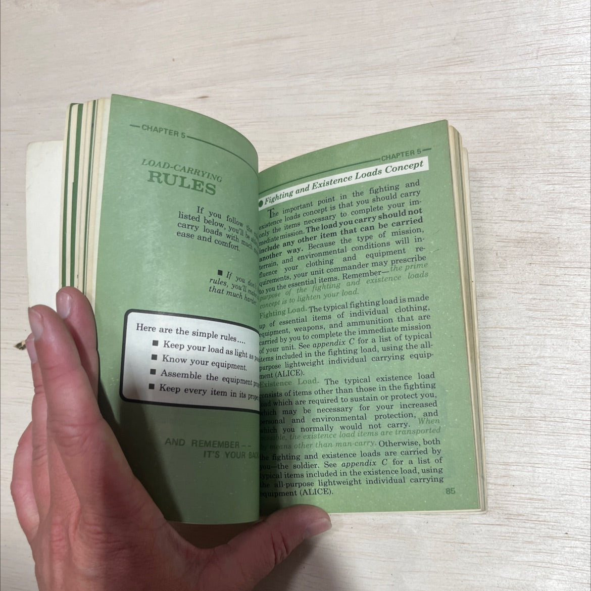 care and use of individual clothing and equipment book, by sgt p herring, 1977 Paperback image 3