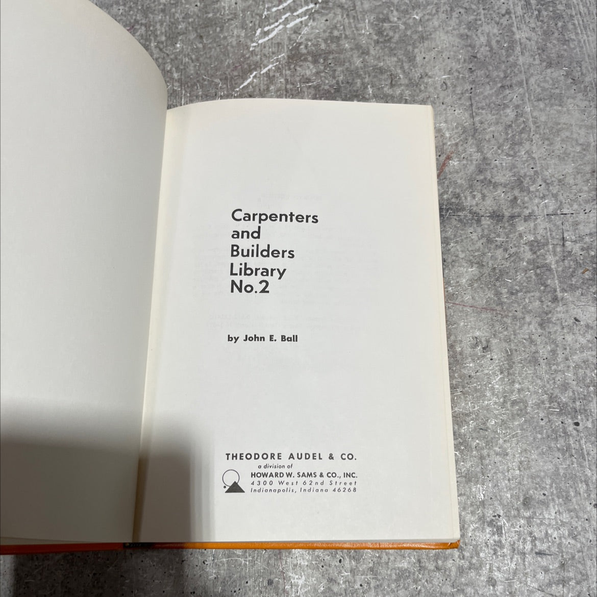carpenters and builders library no.2 book, by john e. ball, 1976 Hardcover image 2