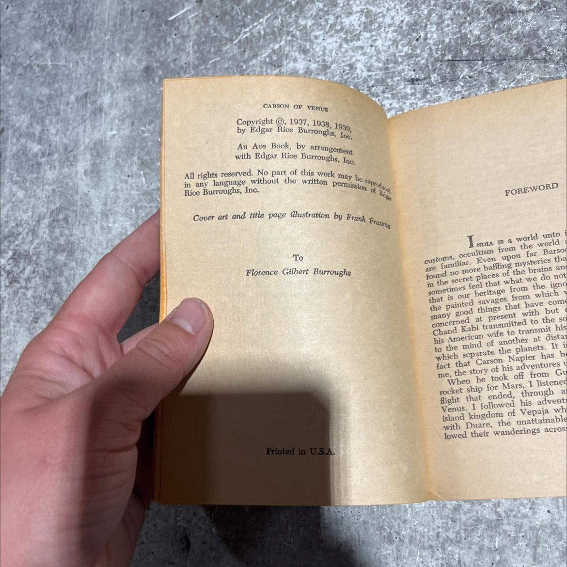 carson of venus book, by edgar rice burroughs, 1939 Paperback image 3