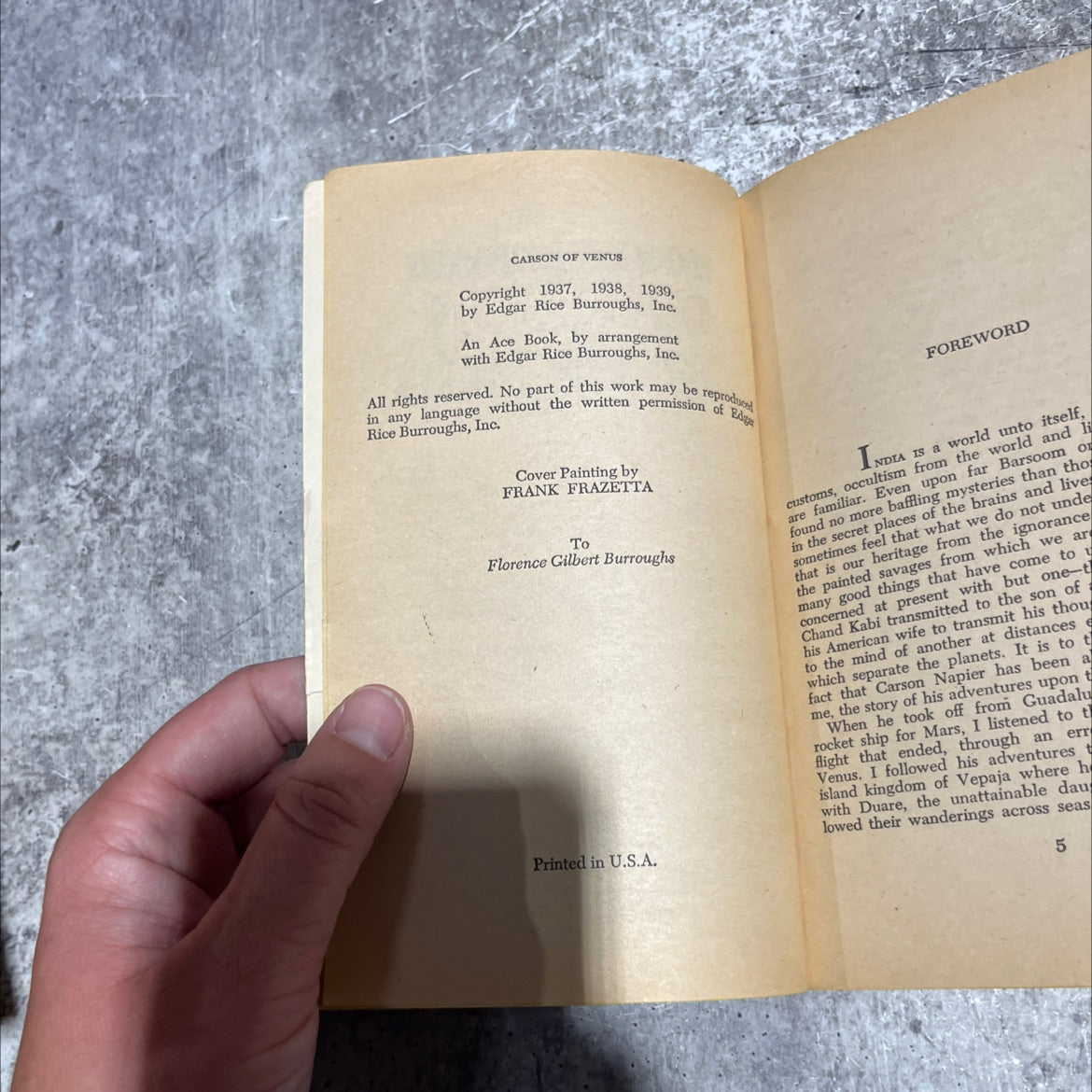 carson of venus book, by edgar rice burroughs, 1939 Paperback image 3