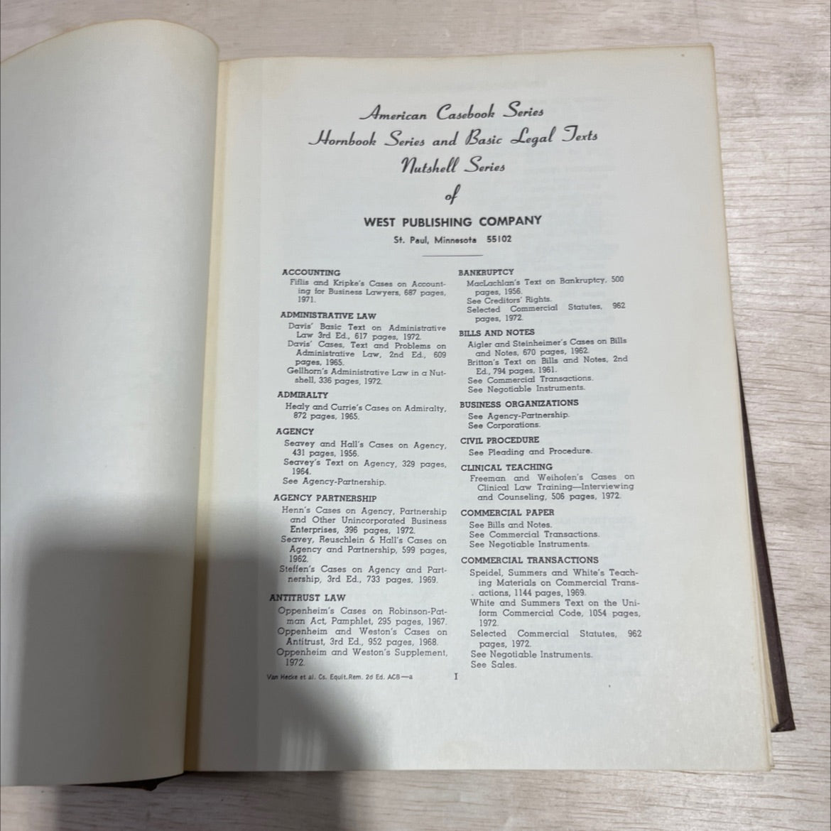 cases on accounting for business lawyers book, by fiflis and kripke, 1971 Hardcover image 3