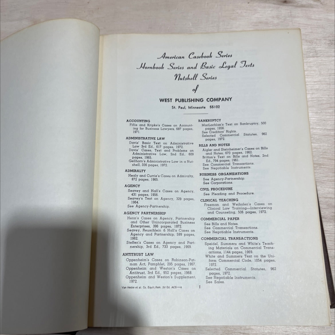 cases on accounting for business lawyers book, by fiflis and kripke, 1971 Hardcover image 2
