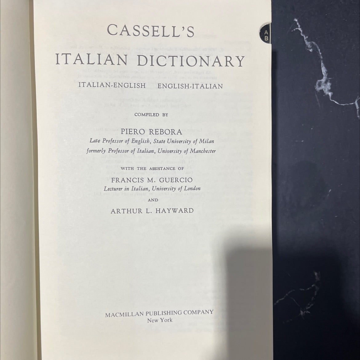 cassell's italian dictionary italian-english english-italian book