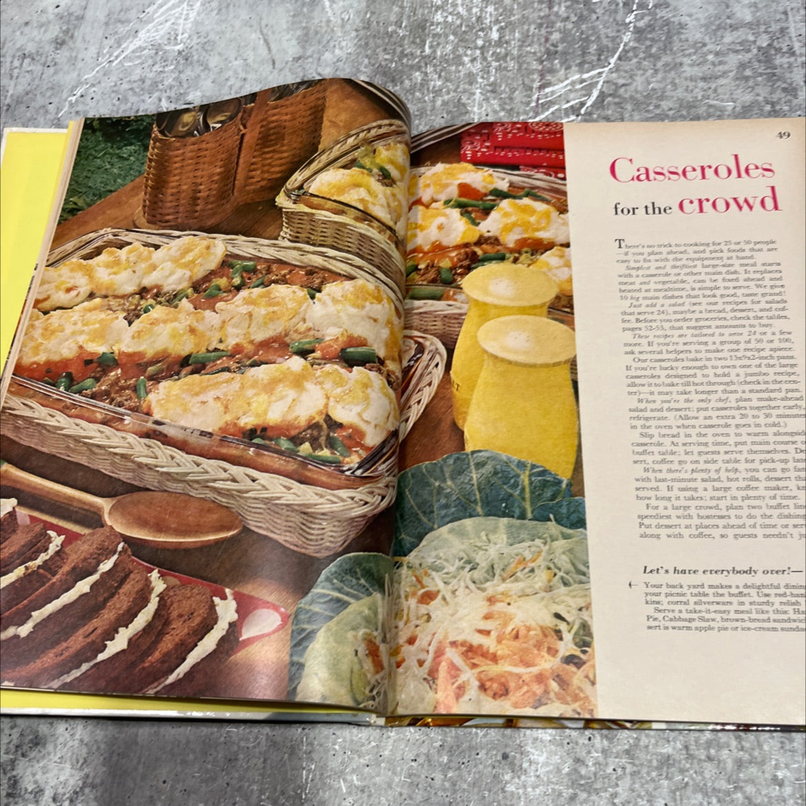 casserole cook book book, by editors of better homes and gardens, 1961 Hardcover image 3