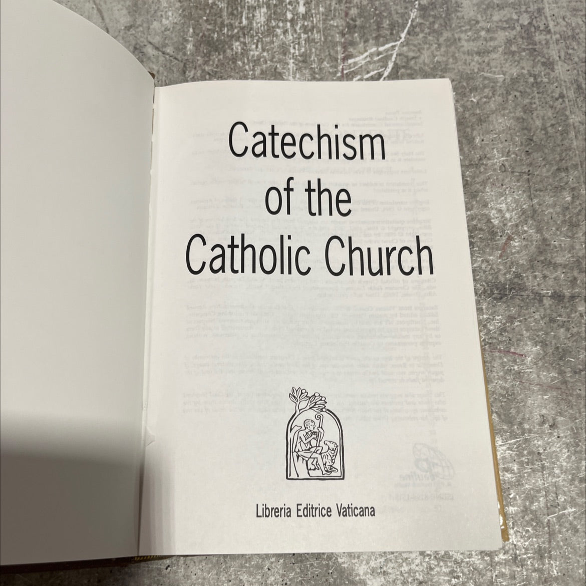 catechism of the catholic church book, by joseph cardinal ratzinger, 1994 Hardcover image 2