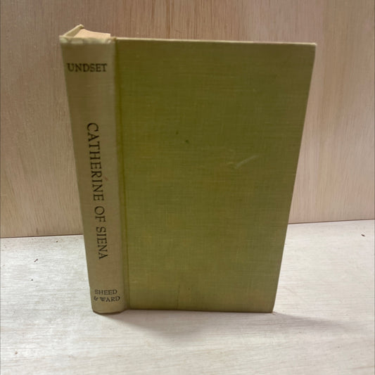 catherine of siena book, by sigrid undset, 1954 Hardcover, Vintage image 1