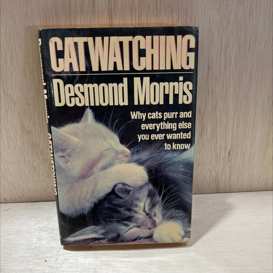 catwatching book, by Desmond Morris, 1987 Hardcover, First Edition, Vintage image 1