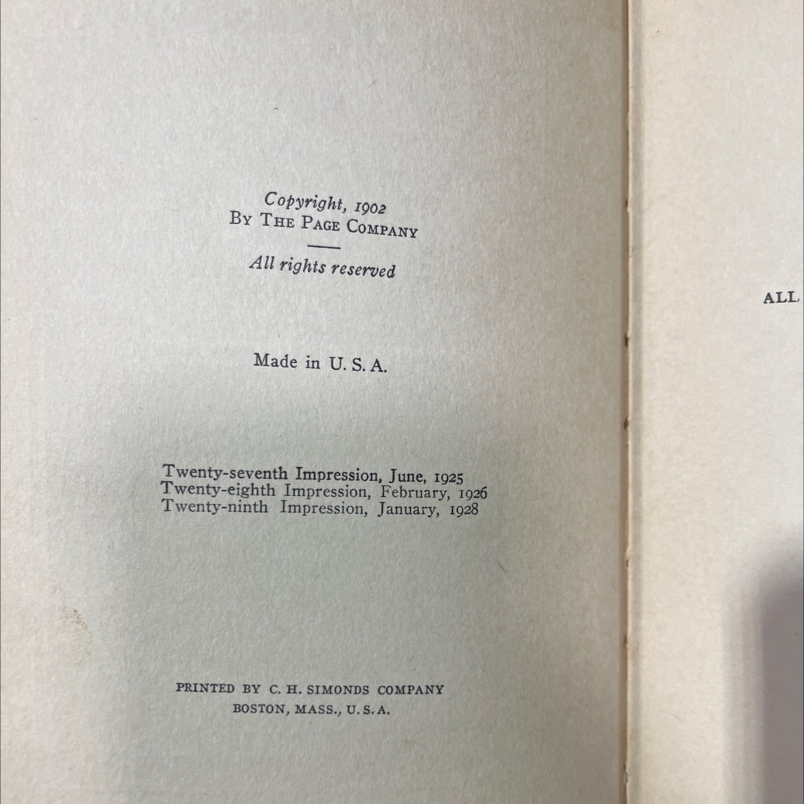 che little colonel's bego book, by annie fellows johnston, 1928 Hardcover image 3