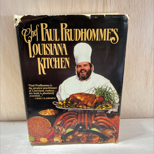 chef paul prudhomme's louisiana kitchen book, by Paul Prudhomme, 1984 Hardcover, Vintage image 1