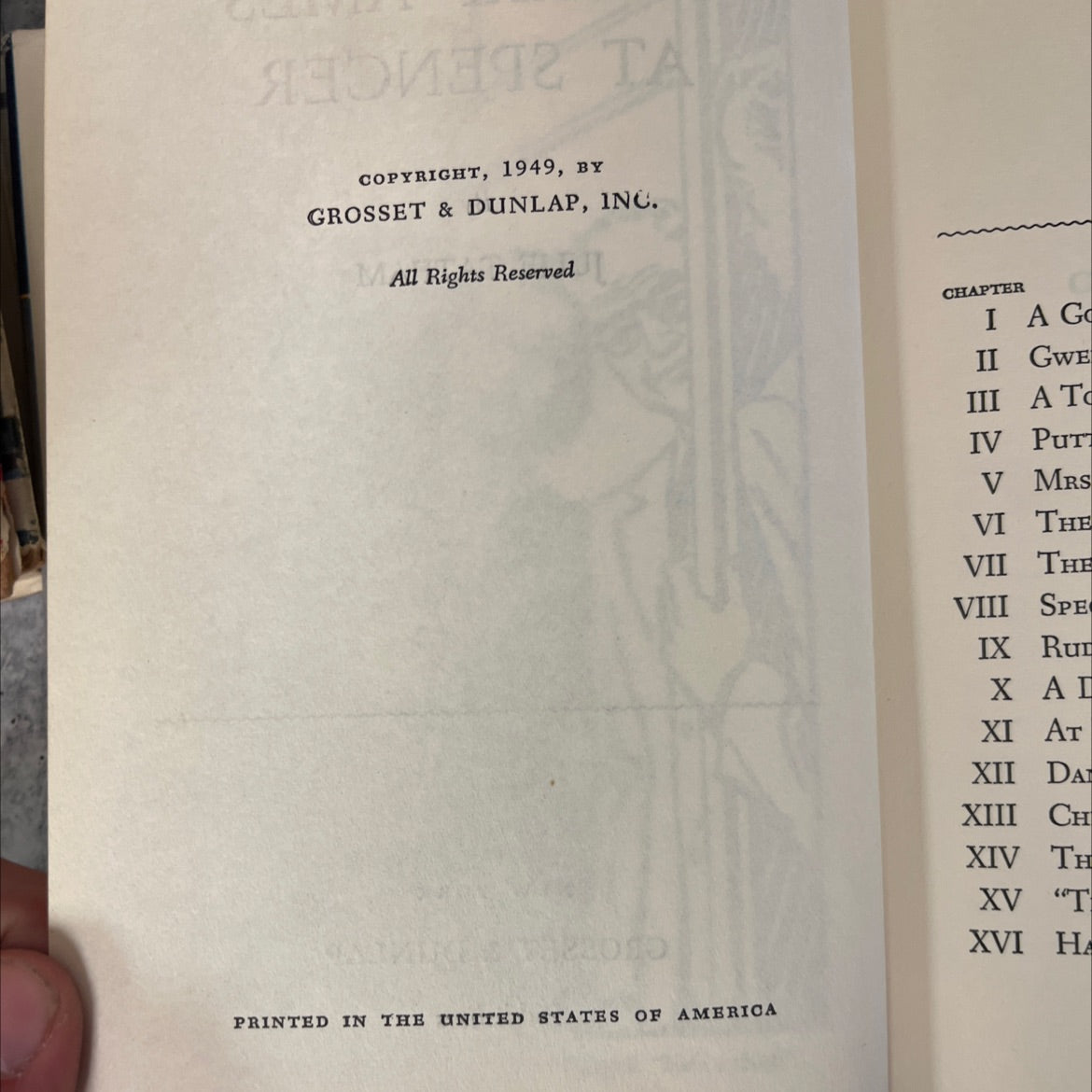 Cherry Ames  - cherry ames at spencer book, by julie tatham, 1949 Hardcover, Vintage image 3