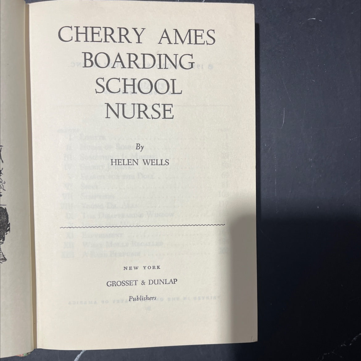 cherry ames boarding school nurse book, by helen wells, 1955 Hardcover image 2