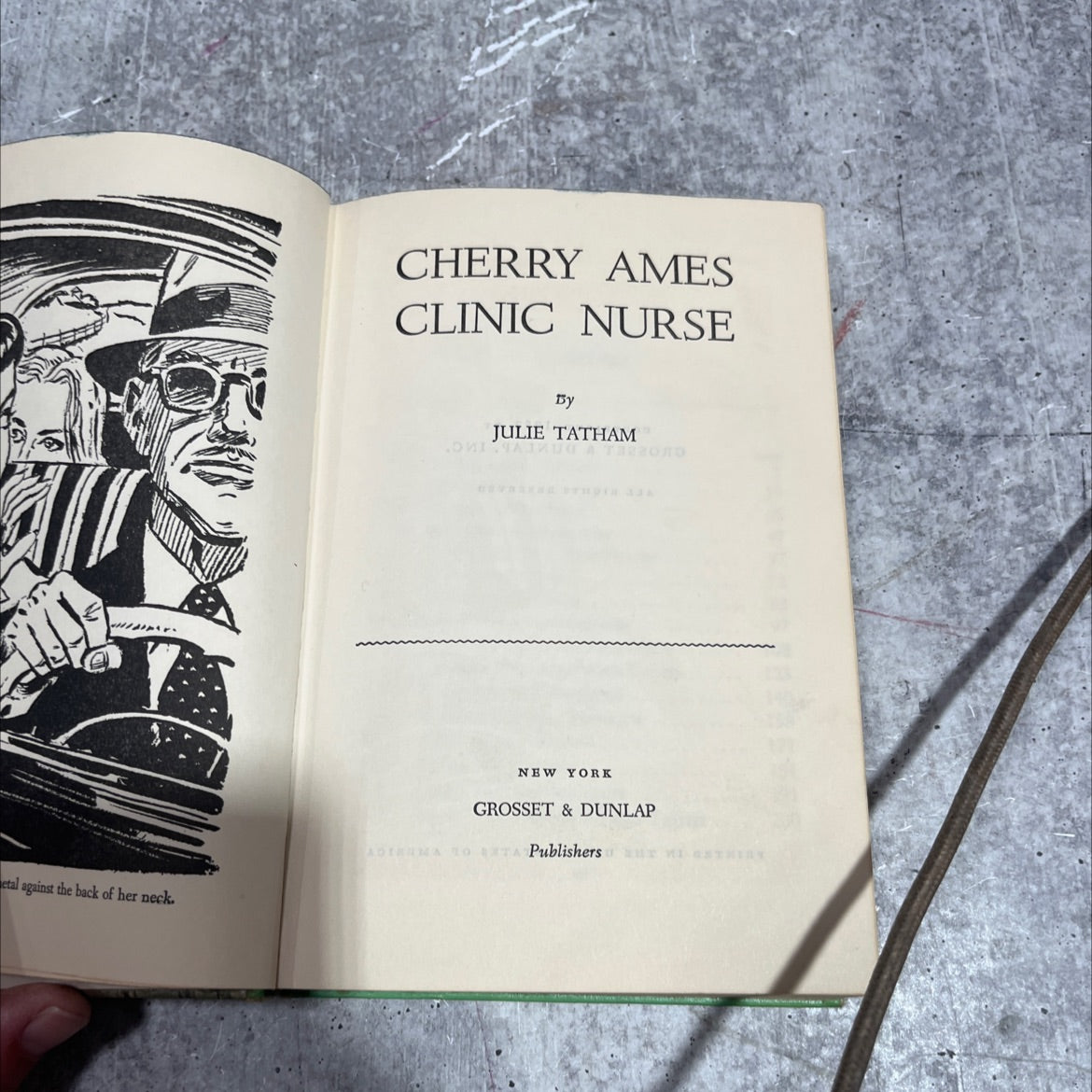 cherry ames clinic nurse book, by julie tatham, 1952 Hardcover image 2