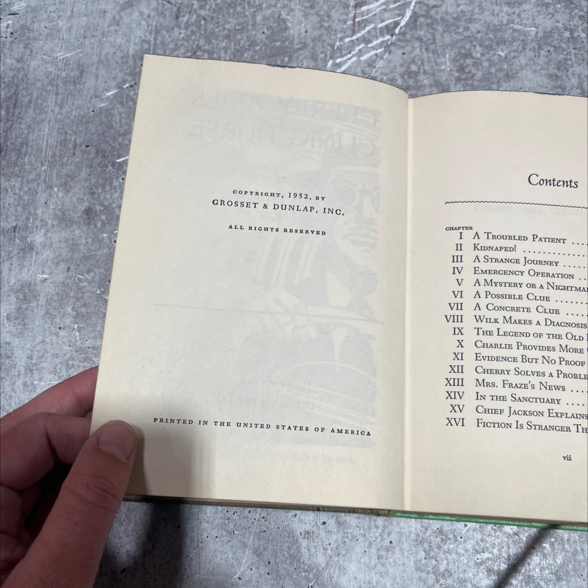 cherry ames clinic nurse book, by julie tatham, 1952 Hardcover image 3