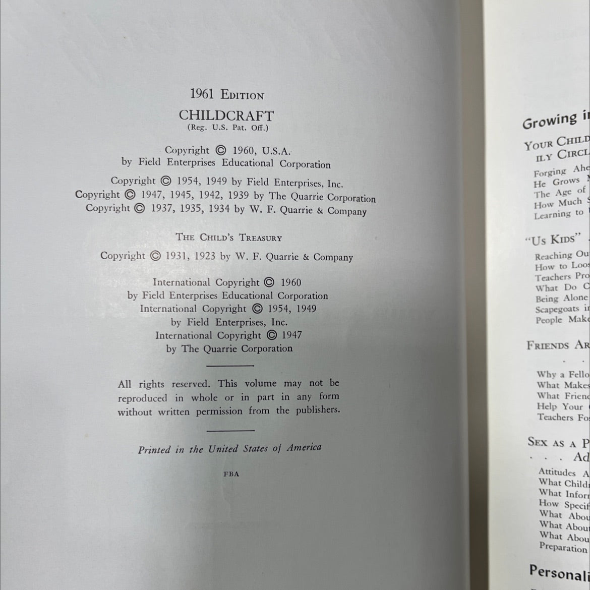 childcraft in fifteen volumes volume fourteen your child goes to school book, by field enterprises educational image 3