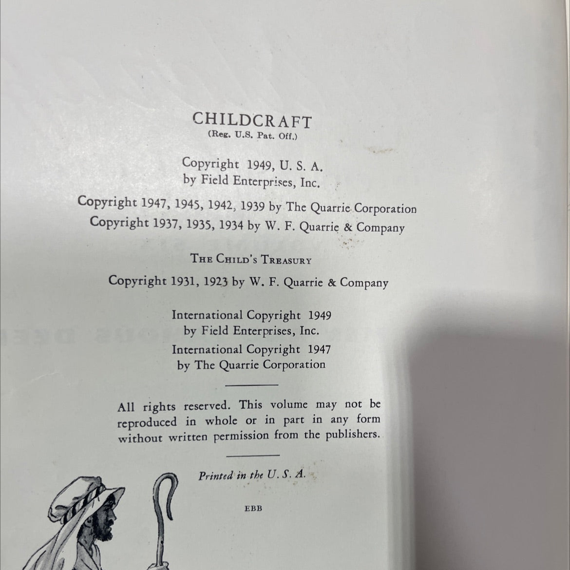 childcraft in fourteen volumes volume six great men and famous deeds book, by unknown, 1949 Hardcover image 3