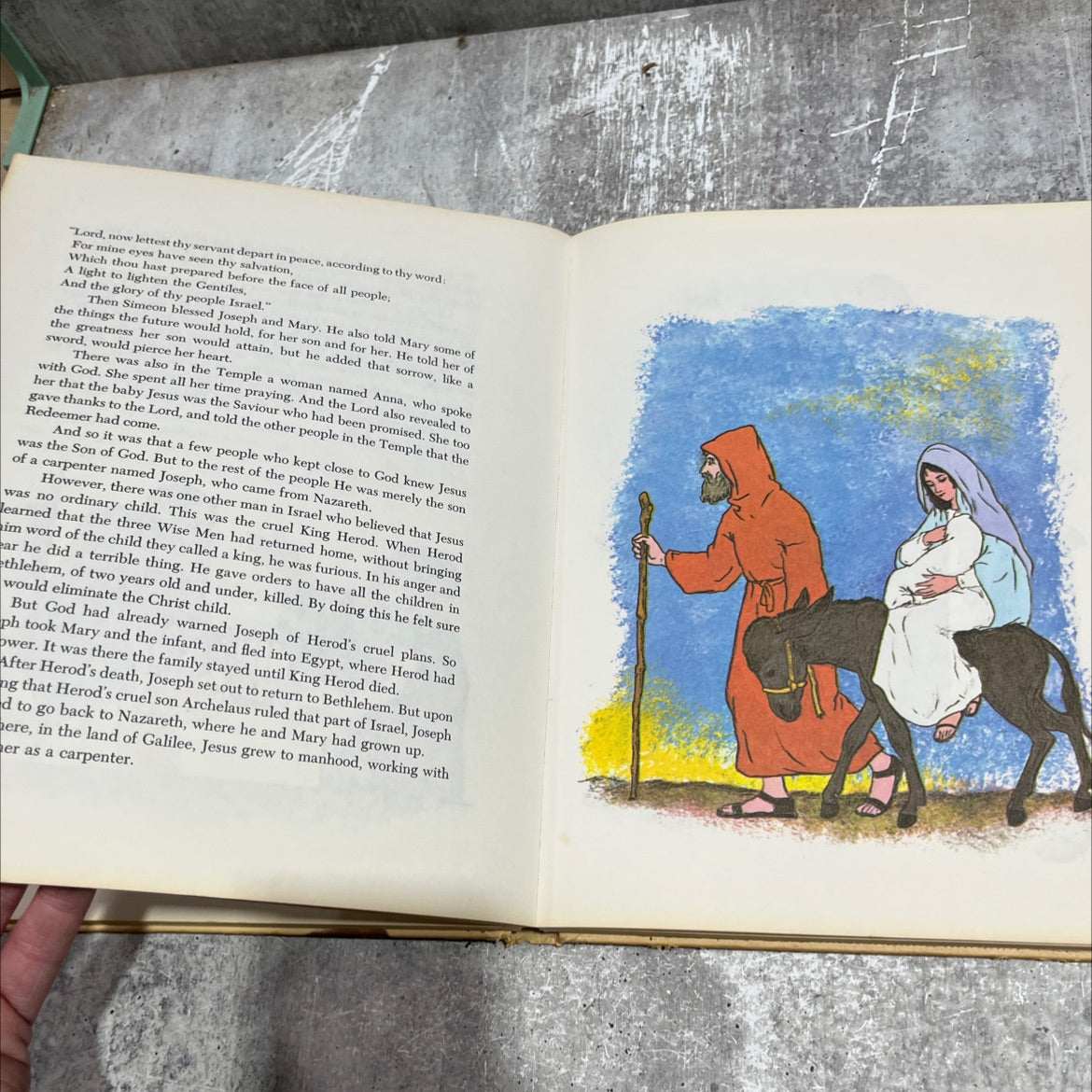 children's stories of the bible from the old and new testaments book, by Barbara Taylor Bradford, 1968 Hardcover image 4