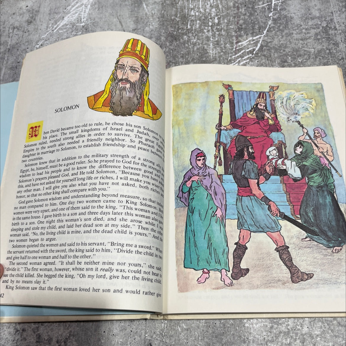 children's stories of the bible from the old and new testaments book, by Barbara Taylor Bradford, 1968 Hardcover image 4