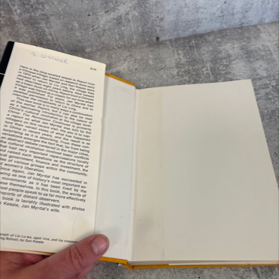 china: the revolution continued book, by jan myrdal and gun kessle, 1970 Hardcover image 4
