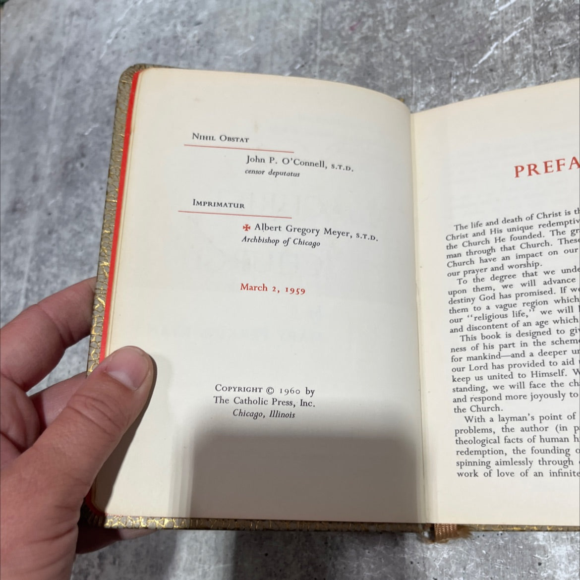 christ and the church book, by mary perkins ryan, 1960 Hardcover image 3