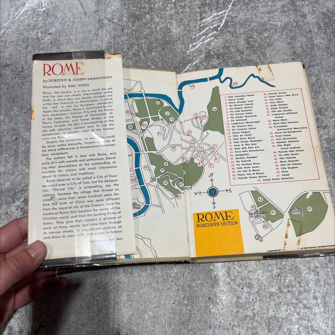 cities of the world rome book, by dorothy and joseph samachson, 1964 Hardcover image 4