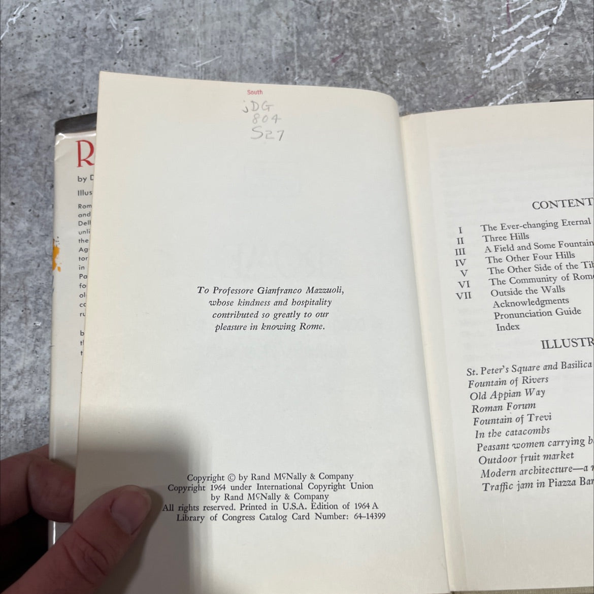 cities of the world rome book, by dorothy and joseph samachson, 1964 Hardcover image 3