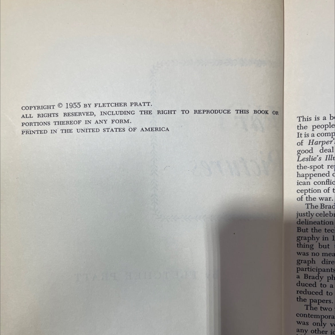 civil war in pictures book, by fletcher pratt, 1955 Hardcover image 3